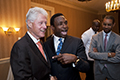 President W. J. Clinton and Avery Johnson :: © 2012